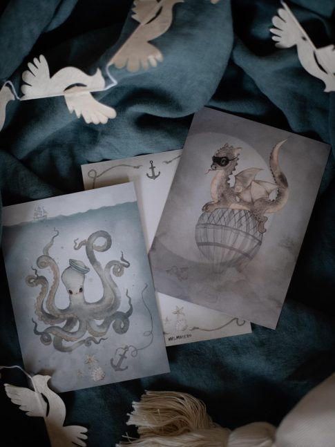 Card_dragon_octopus_Mrs_Mighetto